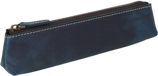 亀登鞄製作所 ペンケース ブルー