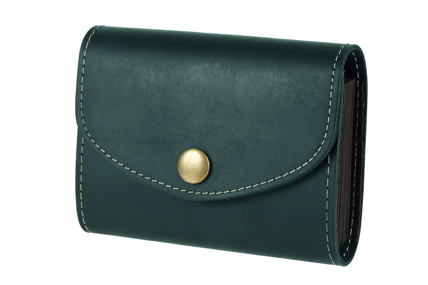 亀登鞄製作所 クレカケース グリーン