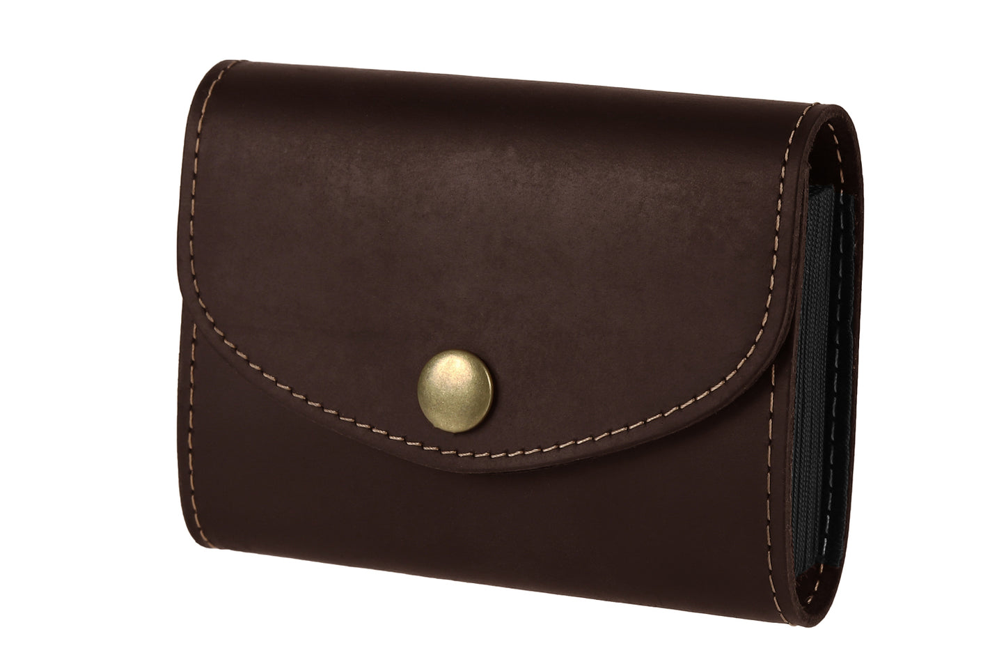 亀登鞄製作所 クレカケース こげ茶