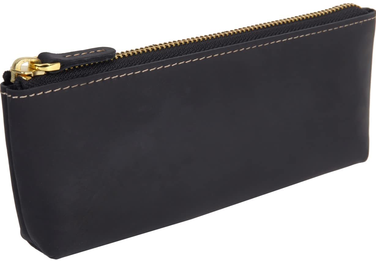 亀登鞄製作所 ペンケース ブラック