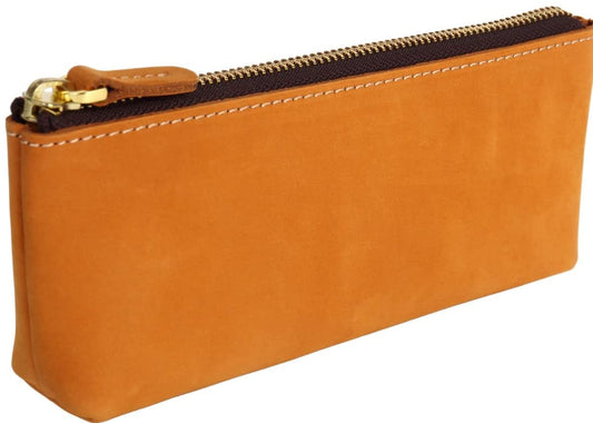 亀登鞄製作所 ペンケース キャメル